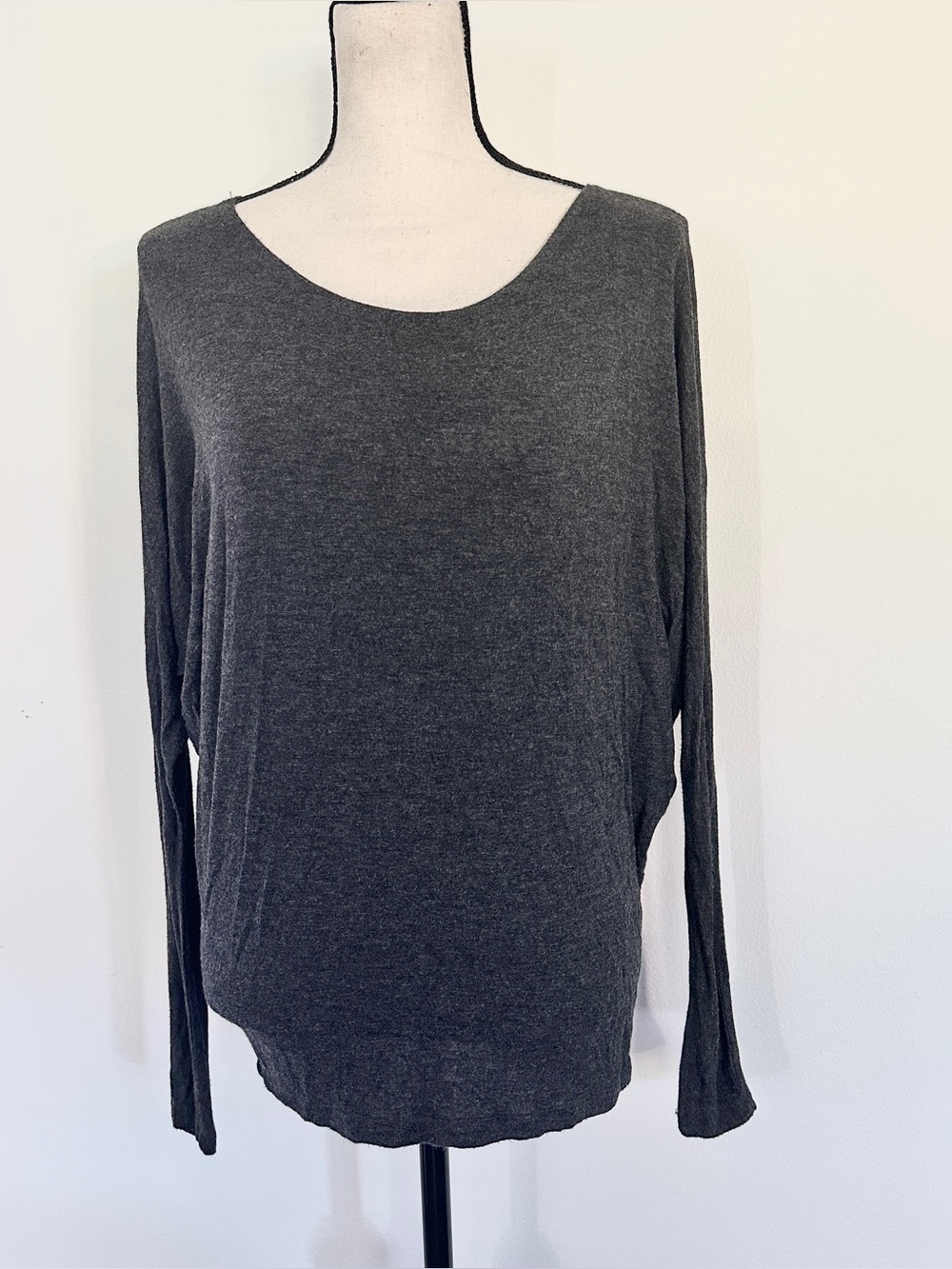 Long sleeve dolman knit top